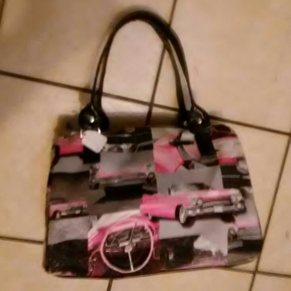 Pink Cadillac Doctors Bag Purse NWT